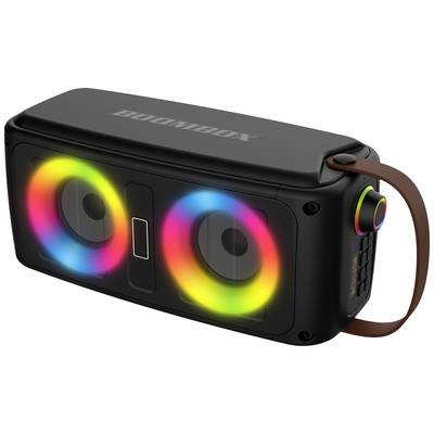 VERPAKKINGSSCHADE - Denver Bluetooth Speaker Draadloos - Lichteffecten - Muziek Box - AUX - TWS Pairing - BTV230 - Zwart