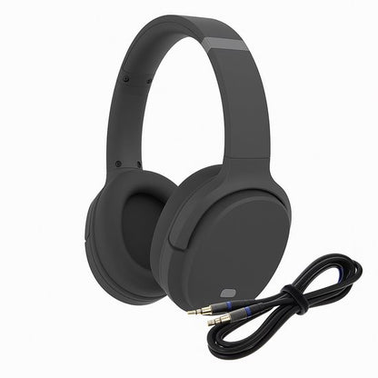 Denver - 2 in 1 - Bluetooth Draadloze & Bedraad Koptelefoon - Inclusief AUX Kabel - Active Noise Canceling - Draadloos of met draad - Handsfree Bellen - Zwart