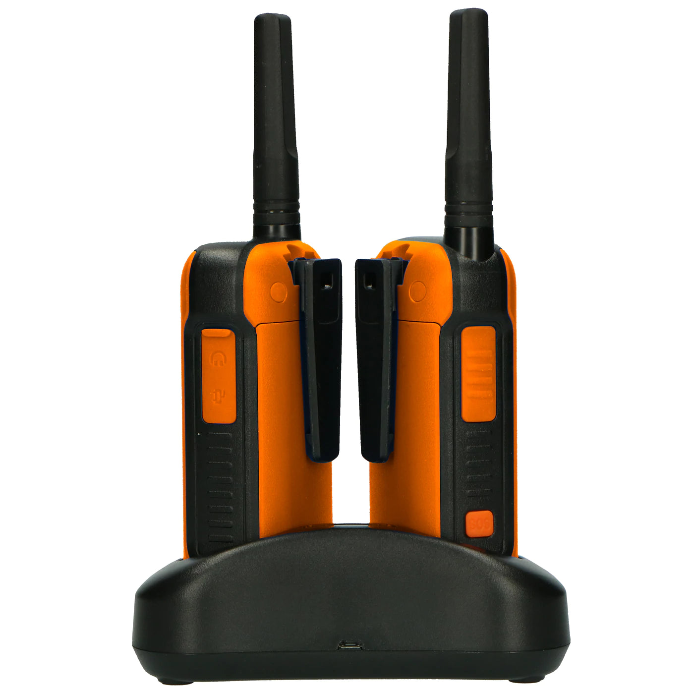 Alecto FR-300OE – Professionele – Robuuste Walkie Talkie 10 km | Drijvend, stof-en waterbestendig (IPX7) en Zaklamp met SOS functie | Oranje / Zwart NIEUW!