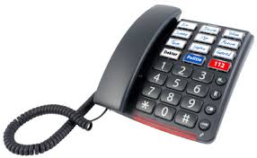 VERPAKKINGSSCHADE - Fysic FX 3390 Senioren Big Button Senioren Huistelefoon bedraad - 12 Sneltoetsen