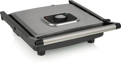 Contact grill – Panini Grill Supergroot XXL (30*26 CM Bakplaat) - Grote Bakplaat Groot - Regelbare thermostaat - tosti apparaat– Zwart/RVS - multifunctioneel- contactgrill