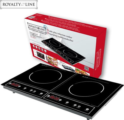 Royalty - Dubbele inductie plaat - Kookplaat Om te koken - Zwart