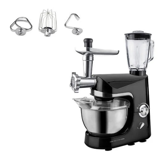 Keukenmachine 3-in-1 max 1900 Watt Zwart