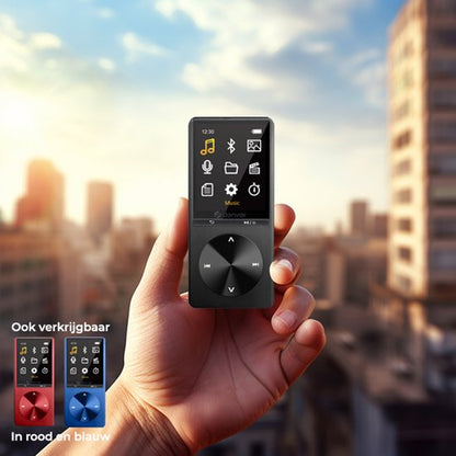 Denver MP3 / MP4 Speler - Bluetooth - USB - Shuffle - SD kaart tot 128GB - Incl. Oordopjes - Voice recorder - Dictafoon - MP1820 - Zwart