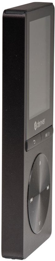 VERPAKKINGSSCHADE - Denver MP3 / MP4 Speler - Bluetooth - USB - Shuffle - SD kaart tot 128GB - Incl. Oordopjes - Voice recorder - Dictafoon - MP1820 - Zwart