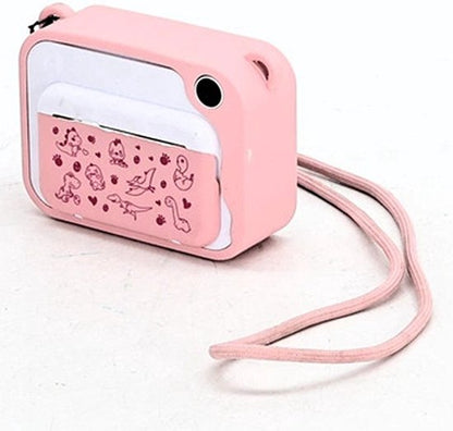 Yarvu ® - 3 IN 1 Digitale Kindercamera Met Printer + 32GB micro sd kaart - camera voor kinderen | Vlogcamera met Games Spelletjes| Fototoestel voor Kinderen | Met videofunctie - Kinder Camera - Instant Print - Roze kleur